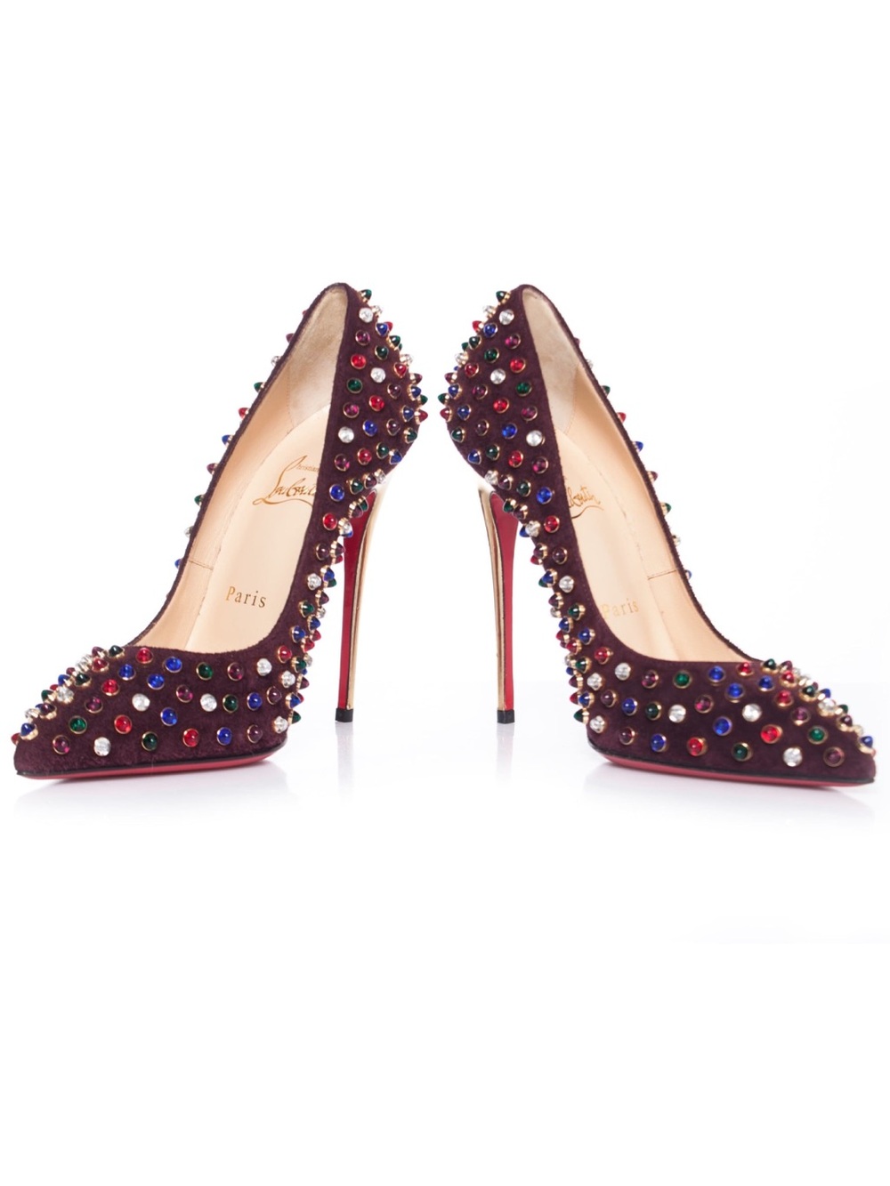 Christian Louboutin Studded Follies Heels